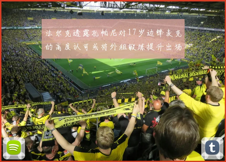 法尔克透露孔帕尼对17岁边锋麦克的高度认可或将外租锻炼提升出场机会